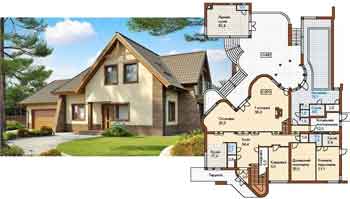Цены на строительство дома в Сосновка